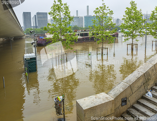 Image of River Seine Flooding in Paris