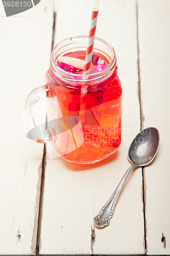 Image of fresh fruit punch drink