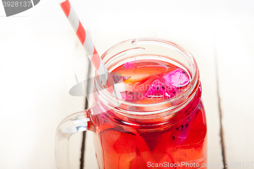 Image of fresh fruit punch drink