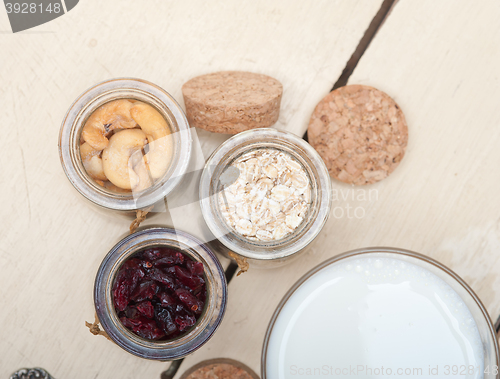 Image of healthy breakfast ingredients