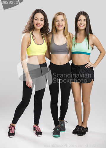 Image of Athletic girls