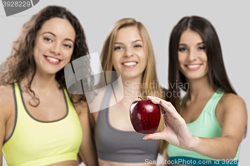 Image of Healthy food and exercise