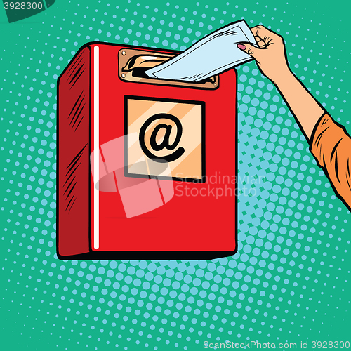 Image of Sending paper letters Inbox
