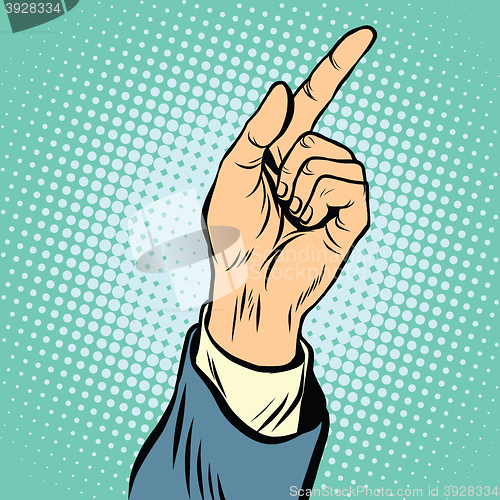 Image of gesture Index finger direction