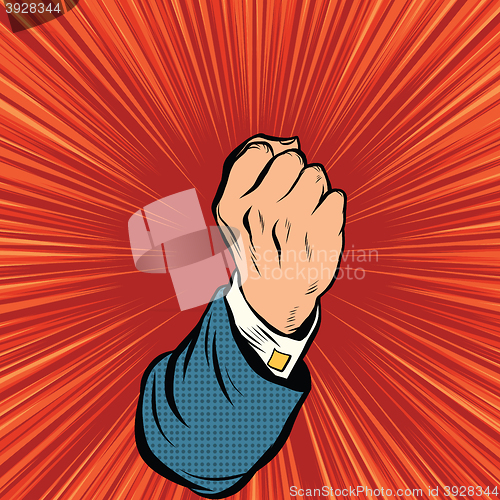 Image of Retro fist force concept
