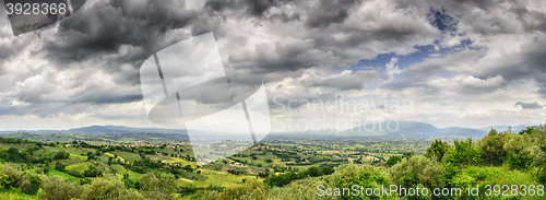 Image of Panorama of landscape near Montefalco