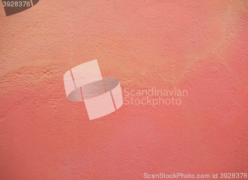 Image of Orange Painted plaster wall