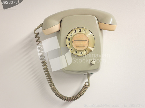 Image of Vintage landline telephone