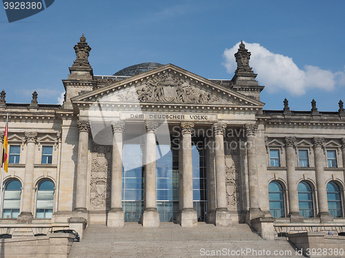 Image of Reichstag parliament in Berlin