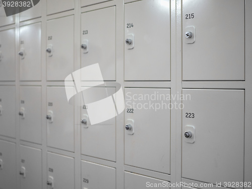 Image of Many Locker cabinets