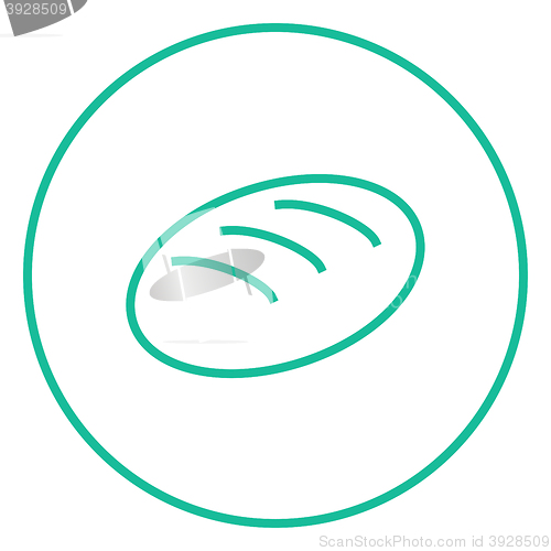 Image of Loaf line icon.
