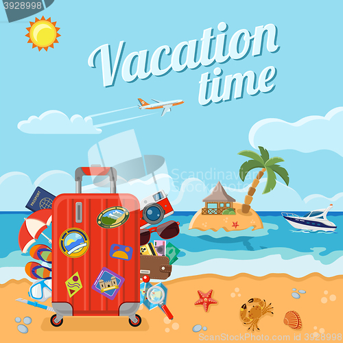 Image of Vacation and Summer Concept