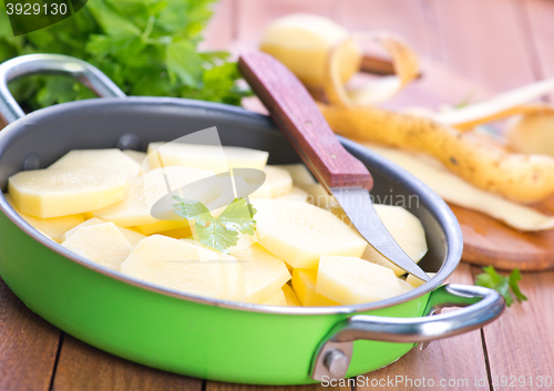 Image of raw potato