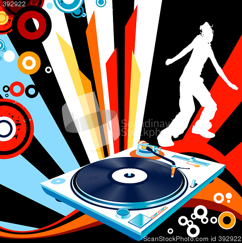Image of silhouette dancing