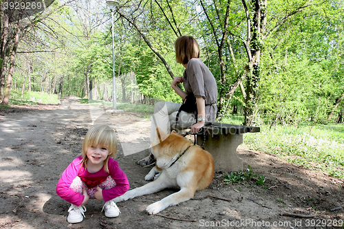 Image of Enjoying in public park