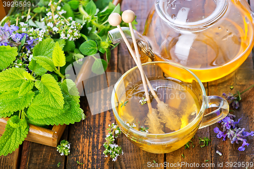 Image of fresh herbal tea
