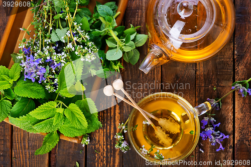 Image of fresh herbal tea