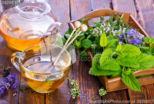 Image of fresh herbal tea