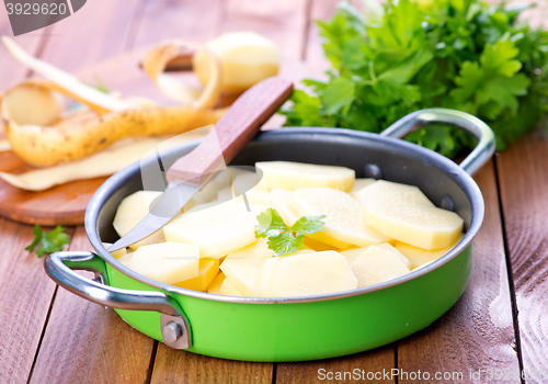 Image of raw potato