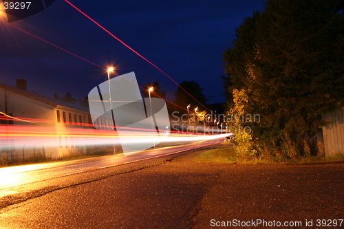 Image of Night Road Lights