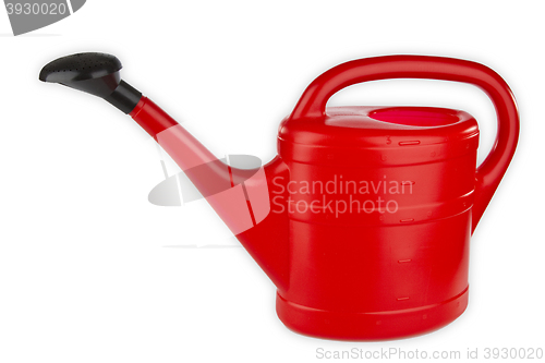 Image of Red watering can