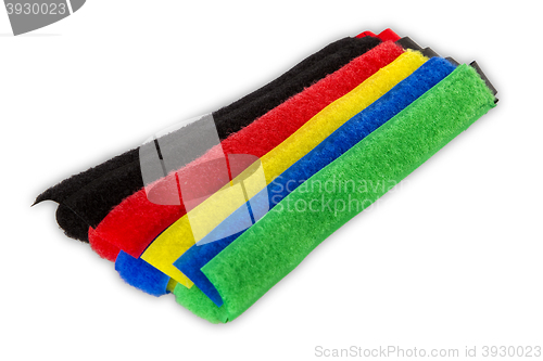 Image of Colorful velcro stripes