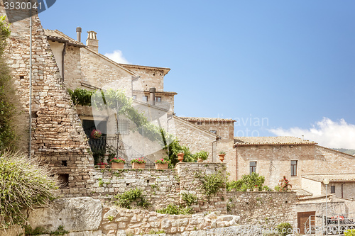 Image of typical houses in Italy