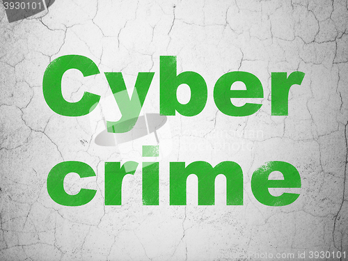 Image of Privacy concept: Cyber Crime on wall background