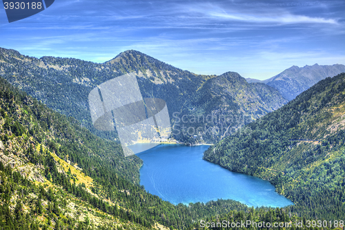 Image of Oredon Lake - Pyrenees Mountains