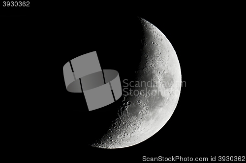 Image of Moon detailed closeup