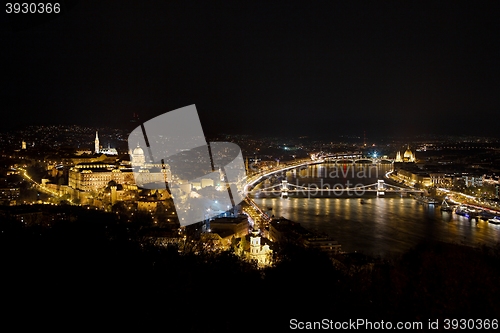 Image of Night view in Buadapest