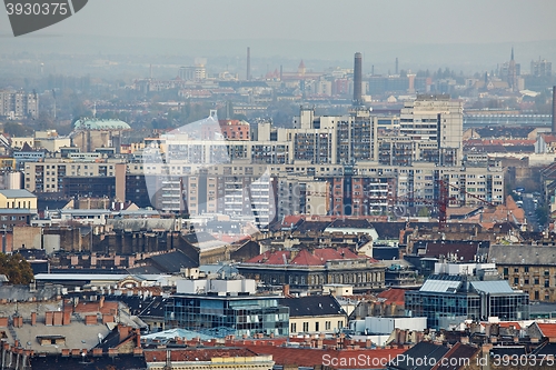 Image of Hazy suburbs view