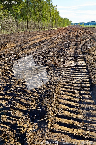 Image of Road construction site