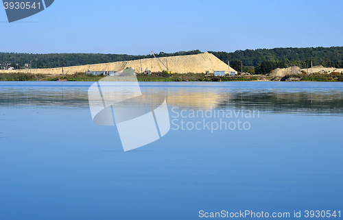 Image of Extraction of sand in sandpit