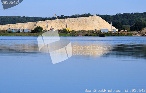 Image of Extraction of sand in sandpit