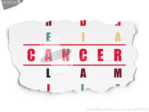 Image of Health concept: Cancer in Crossword Puzzle