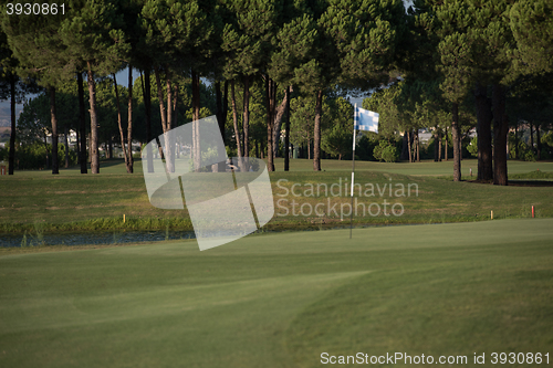 Image of golf course on sunny day
