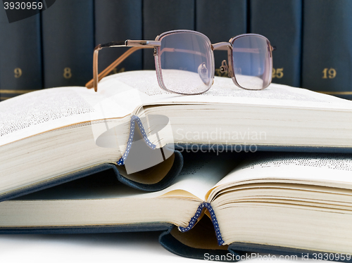 Image of Books and Glasses