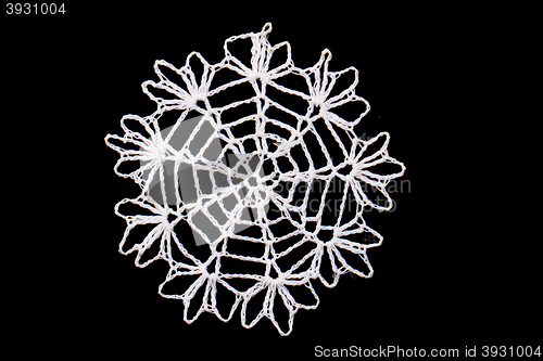 Image of white christmas snowflake