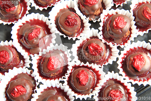 Image of fresh chocolate desserts