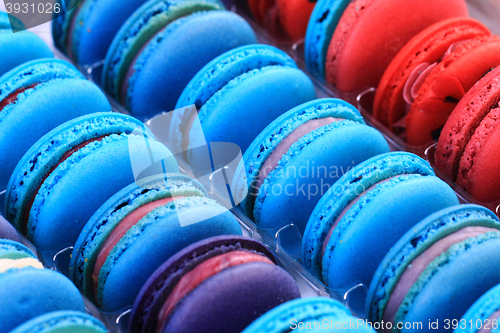 Image of color macaroon background