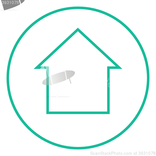 Image of House line icon.