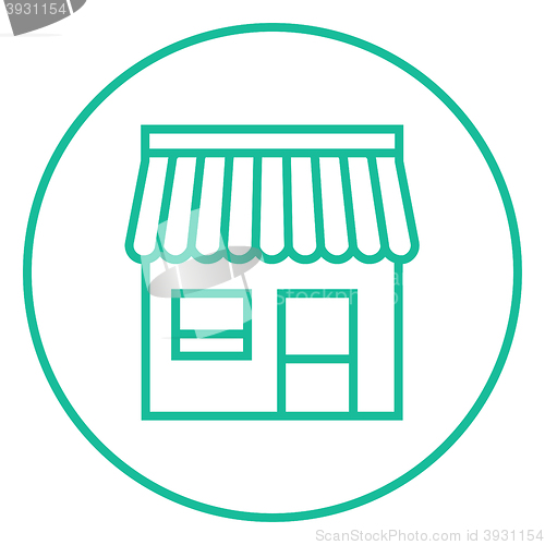 Image of Shop line icon.