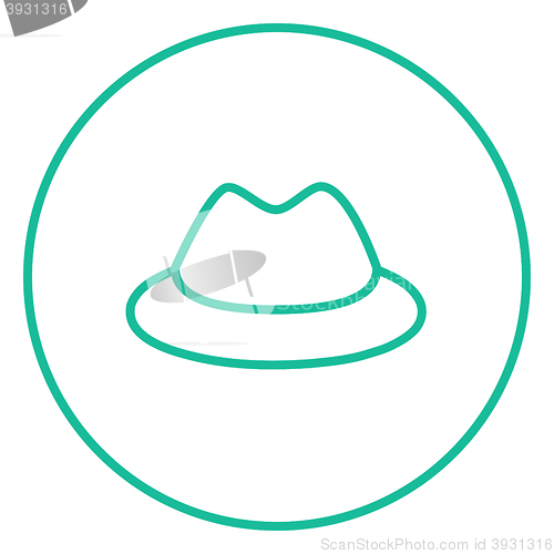 Image of Classic hat line icon.