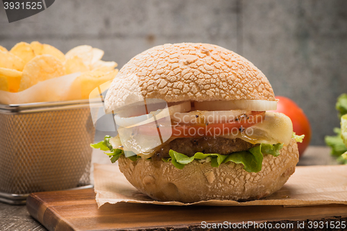 Image of Homemade veggie burger