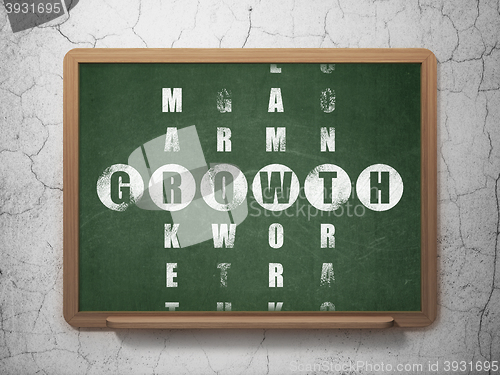 Image of Business concept: Growth in Crossword Puzzle