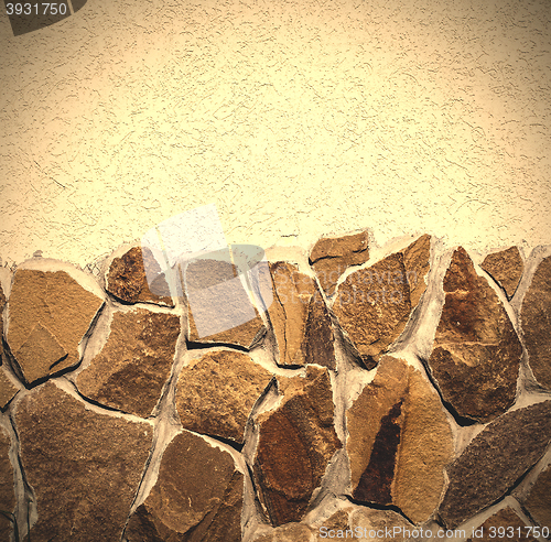 Image of stone and wet plaster background