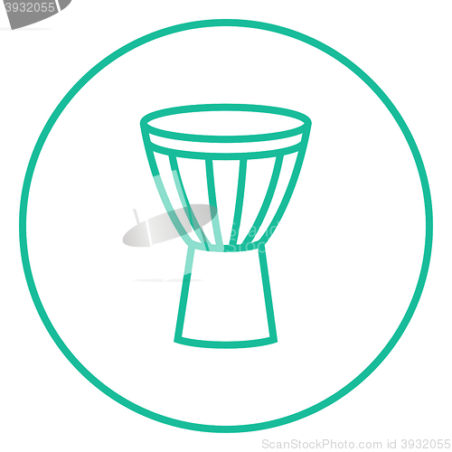 Image of Timpani line icon.