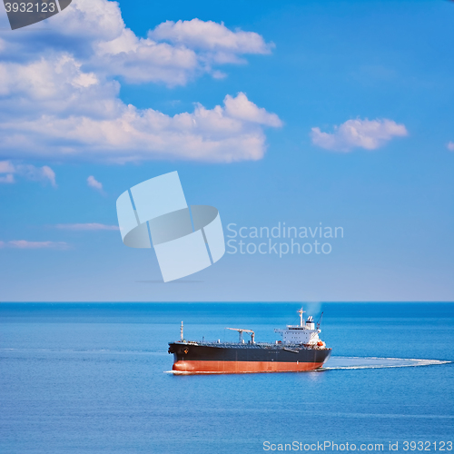 Image of Cargo Ship in the Sea