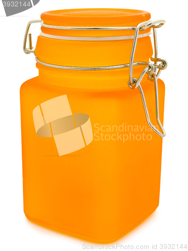 Image of Jar over White